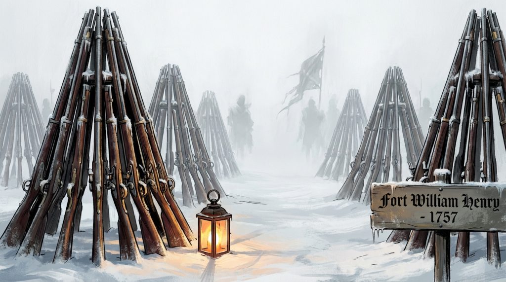 Illustration for the Burr track "Valley Forge (The Discipline)"