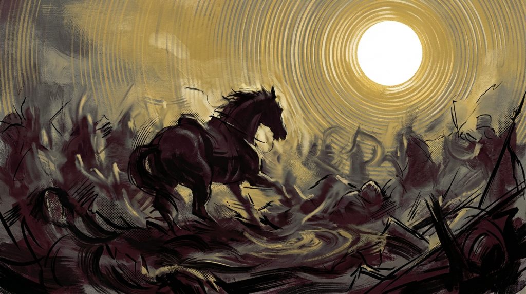 Illustration for the Burr track "Monmouth"